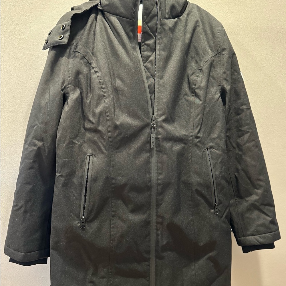 Wuxly Women’s Waterproof Yonge Black Parka-S *Brand New*